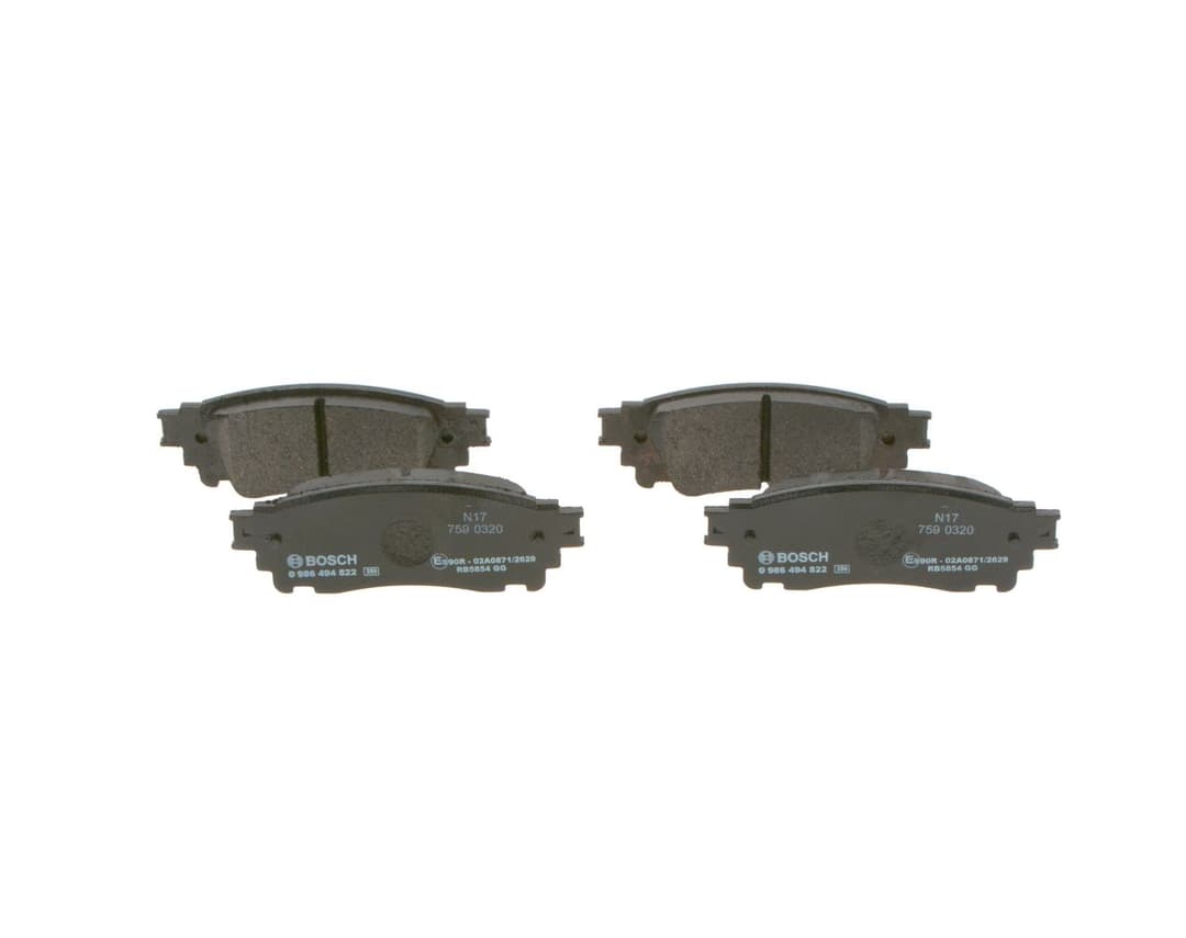 set placute frana,frana disc BOSCH 0 986 494 822