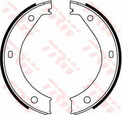 Set saboti frana, frana de mana TRW GS8217