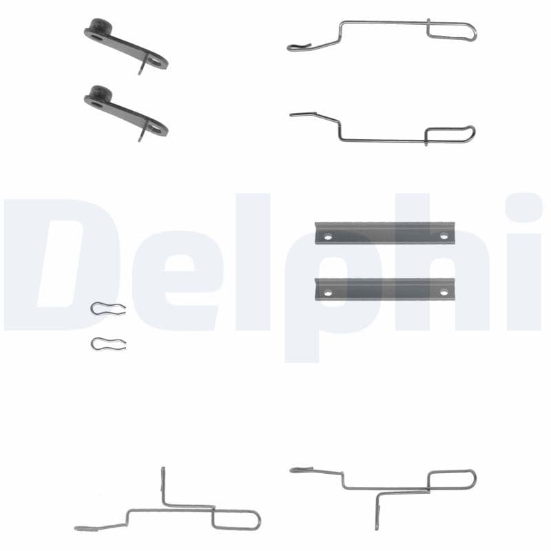 Set accesorii, placute frana DELPHI LX0168