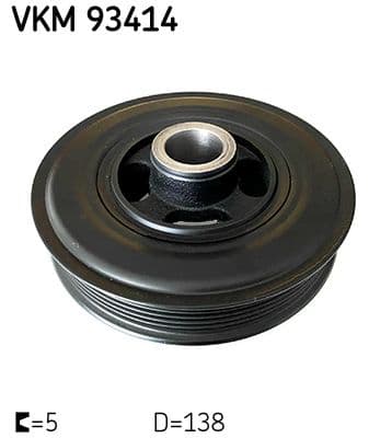 Fulie curea, arbore cotit SKF VKM 93414