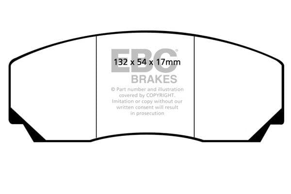 set placute frana,frana disc EBC Brakes DP4002R