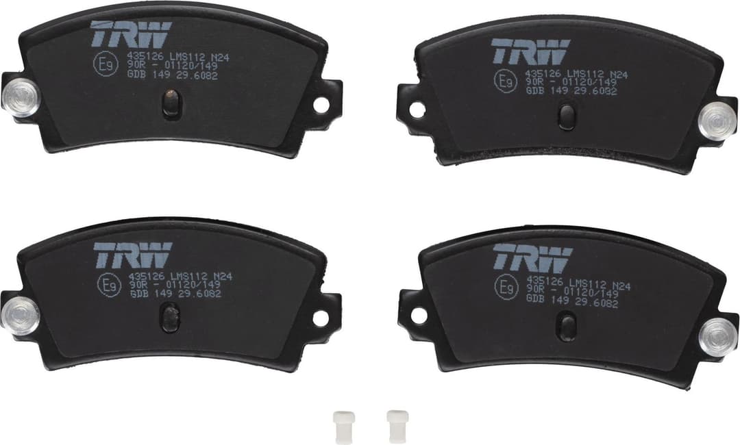 set placute frana,frana disc TRW GDB149