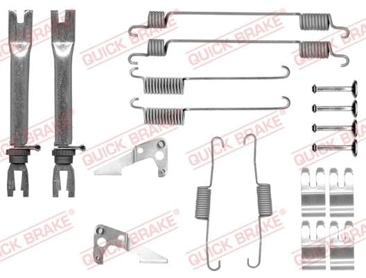 Set accesorii, sabot de frana QUICK BRAKE 105-0030S-02