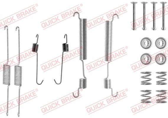 Set accesorii, sabot de frana QUICK BRAKE 105-0822