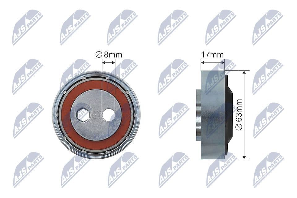 rola intinzator,curea transmisie NTY RNK-AU-007
