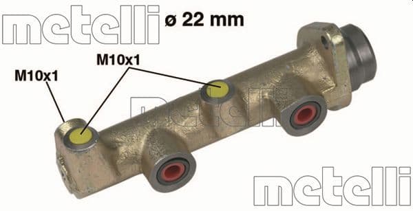 Pompa centrala, frana METELLI 05-0134