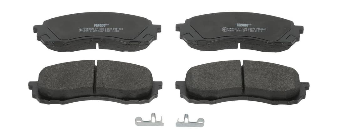 set placute frana,frana disc FERODO FDB1863