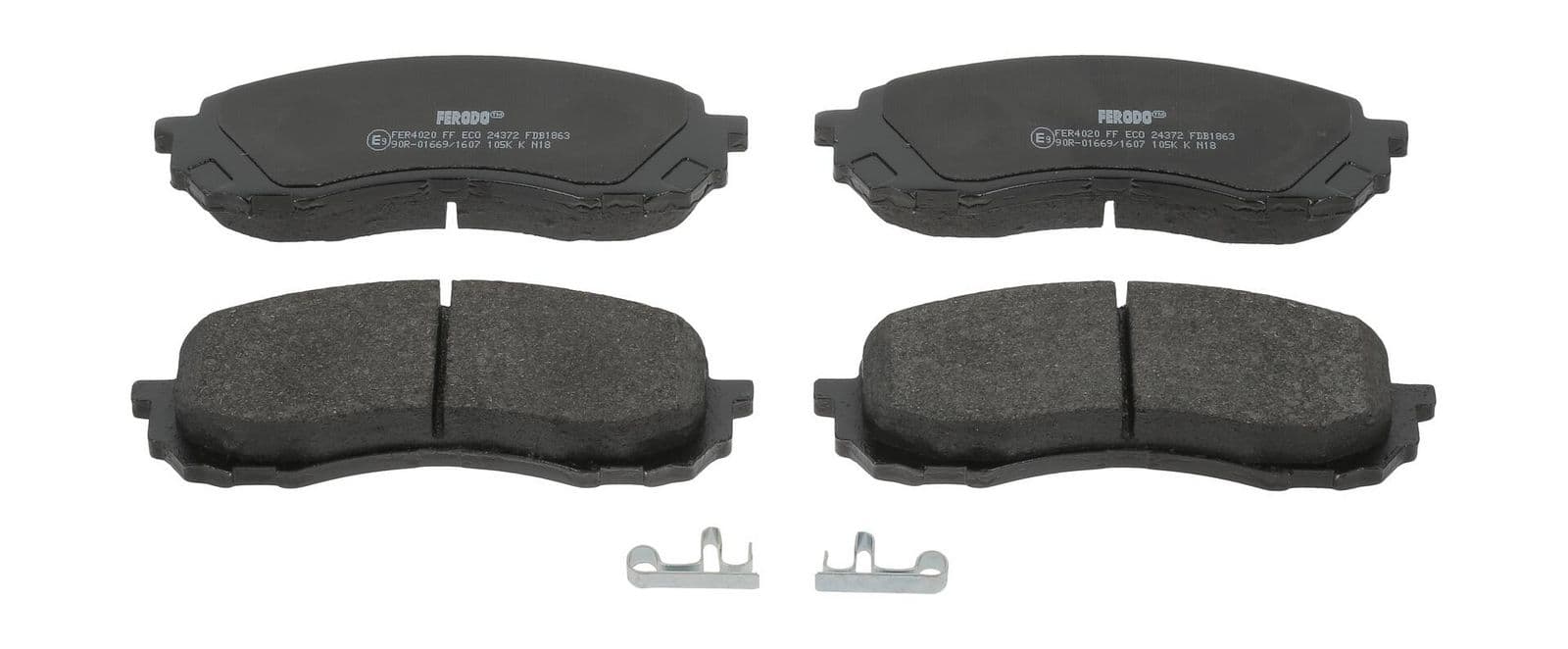 set placute frana,frana disc FERODO FDB1863