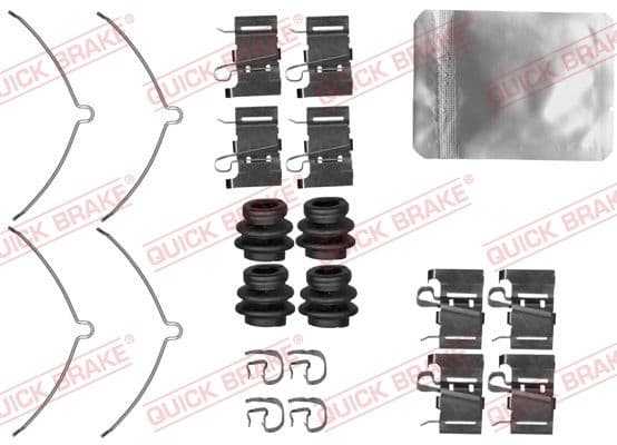 Set accesorii, placute frana QUICK BRAKE 109-0001