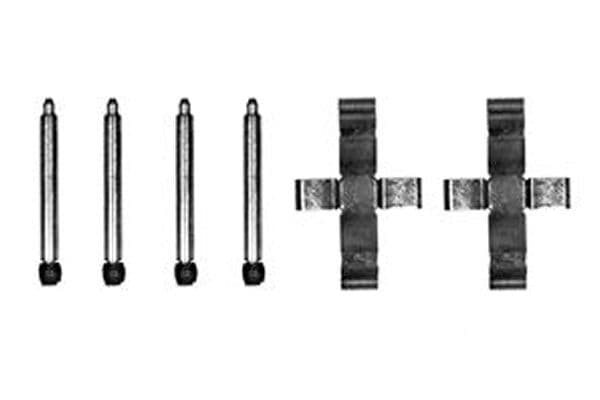 Set accesorii, placute frana TRW PFK204