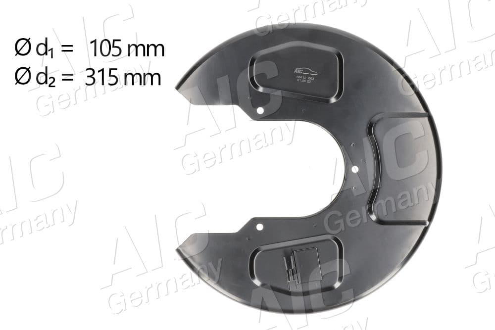 protectie stropire,disc frana AIC Calitatea originală 56412
