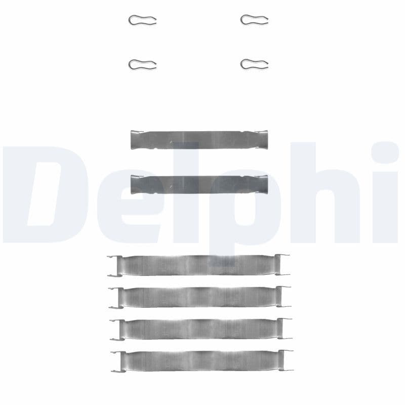 Set accesorii, placute frana DELPHI LX0019
