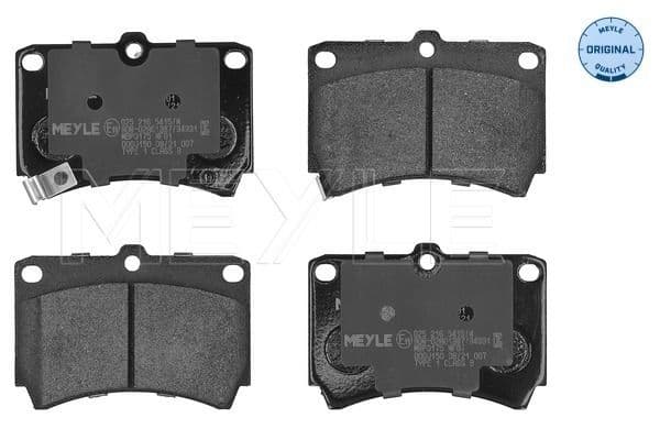 set placute frana,frana disc MEYLE -ORIGINAL: True to OE. 025 216 5415/W
