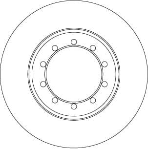 Disc frana TRW DF6711