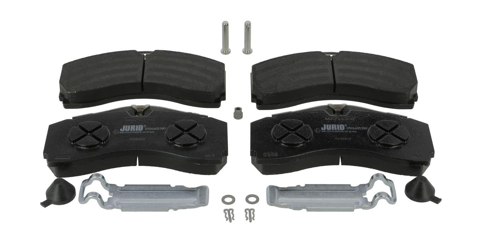 set placute frana,frana disc JURID 2924605390