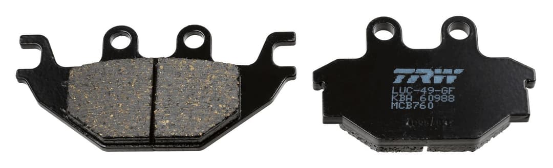 set placute frana,frana disc TRW Organic Allround MCB760