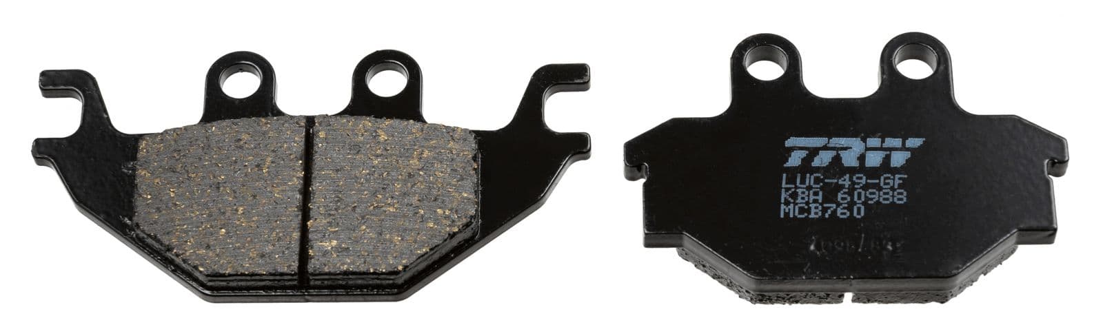 set placute frana,frana disc TRW Organic Allround MCB760