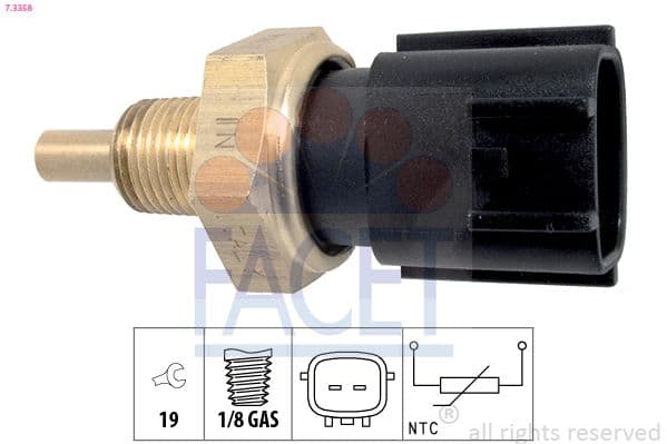 senzor,temperatura ulei FACET Made in Italy - OE Equivalent 7.3358