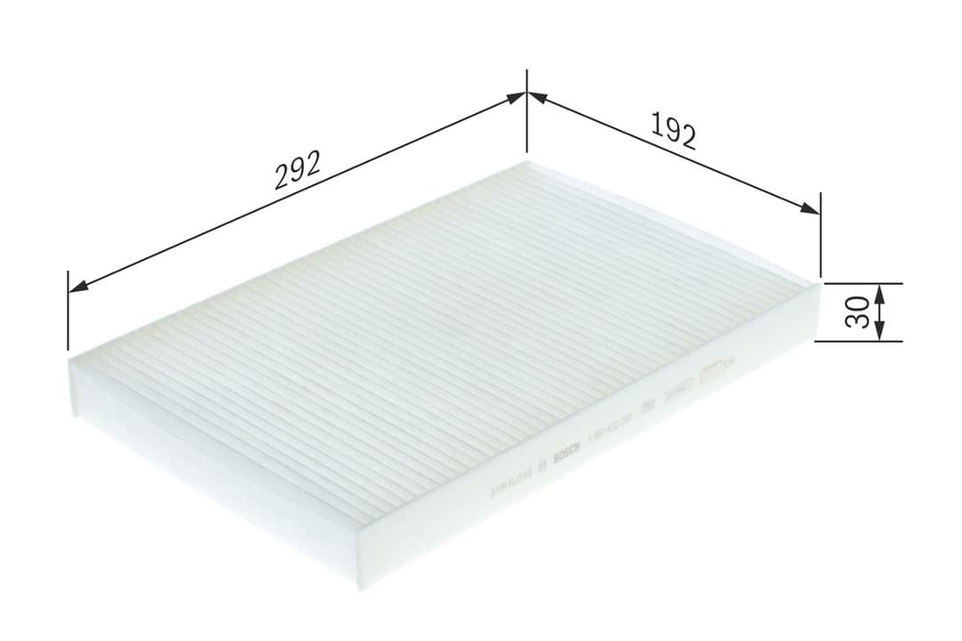 Filtru, aer habitaclu BOSCH 1 987 432 258