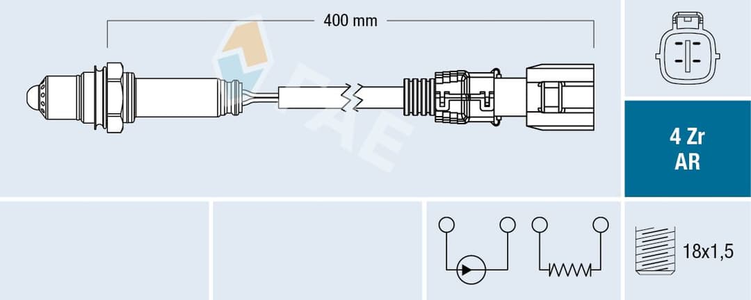 Sonda Lambda FAE 75639