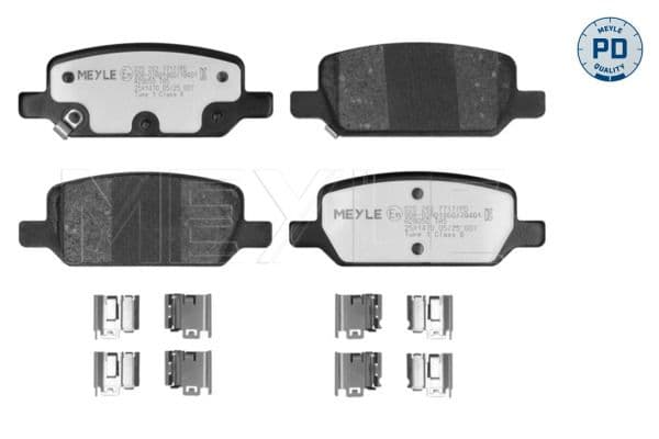 set placute frana,frana disc MEYLE 025 262 7717/PD
