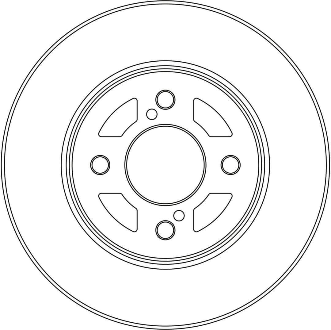 Disc frana TRW DF6738