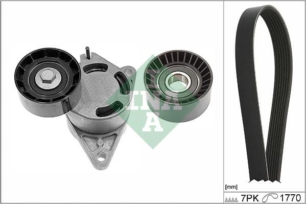 Set curea transmisie cu caneluri Schaeffler INA 529 0136 10
