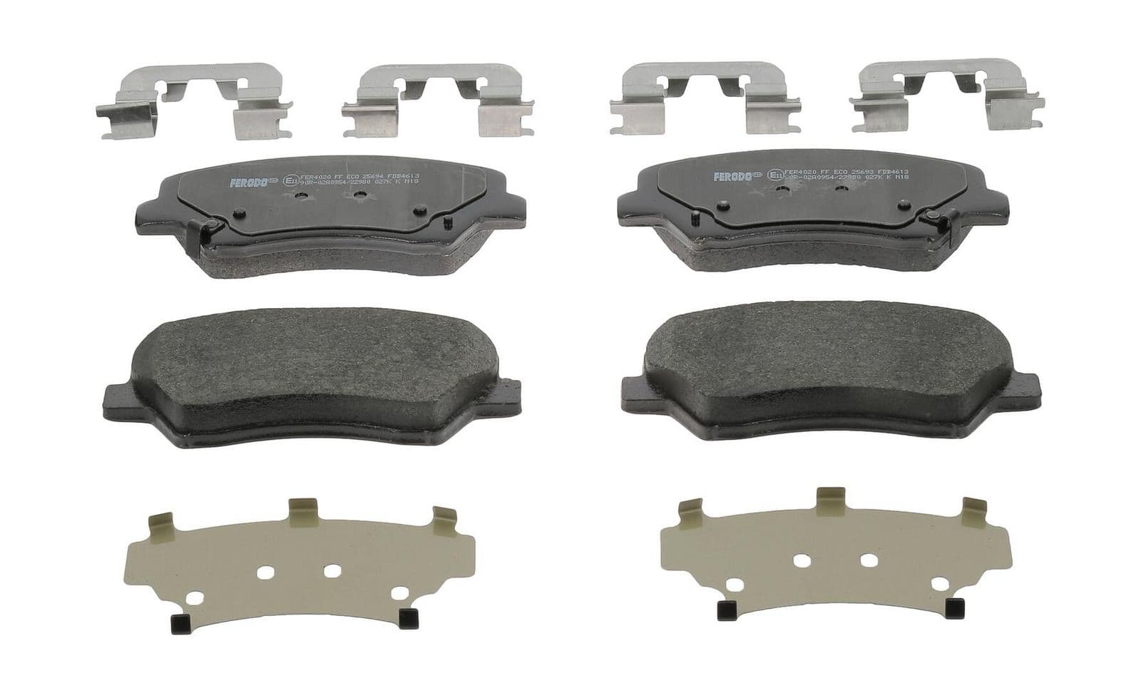 set placute frana,frana disc FERODO PREMIER ECO FRICTION FDB4613