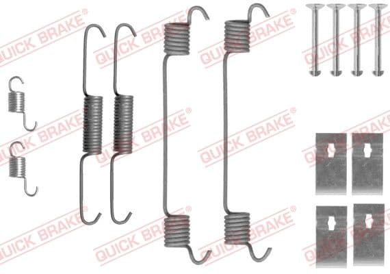 Set accesorii, sabot de frana QUICK BRAKE 105-0860