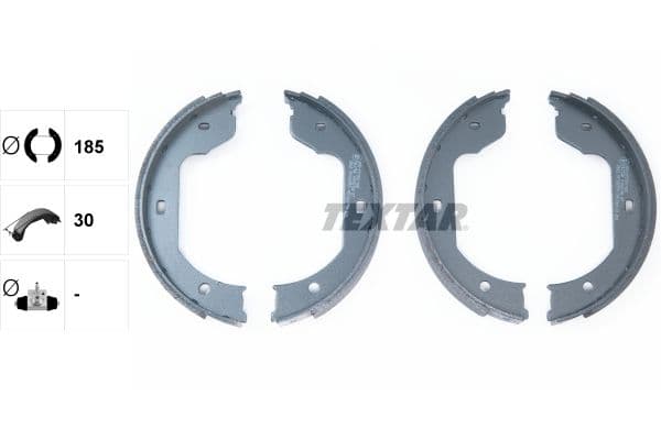 Set saboti frana, frana de mana TEXTAR 91058700