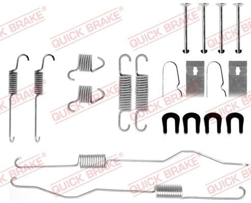 Set accesorii, sabot de frana QUICK BRAKE 105-0694