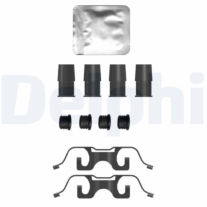 Set accesorii, placute frana DELPHI LX0755