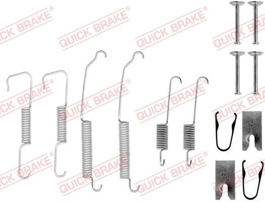 Set accesorii, sabot de frana QUICK BRAKE 105-0773