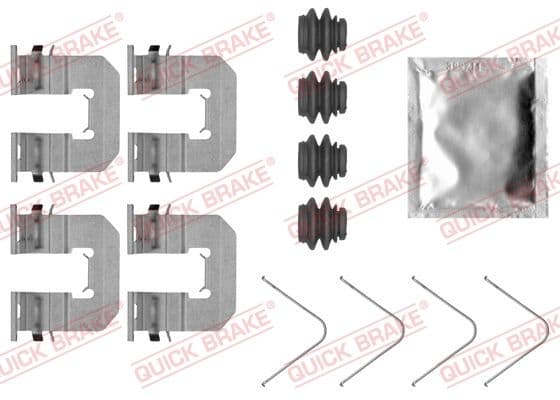 Set accesorii, placute frana QUICK BRAKE 109-0068