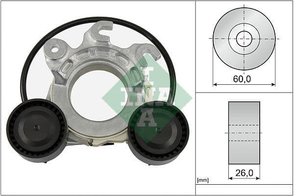 Intinzator curea, curea distributie Schaeffler INA 534 0858 10