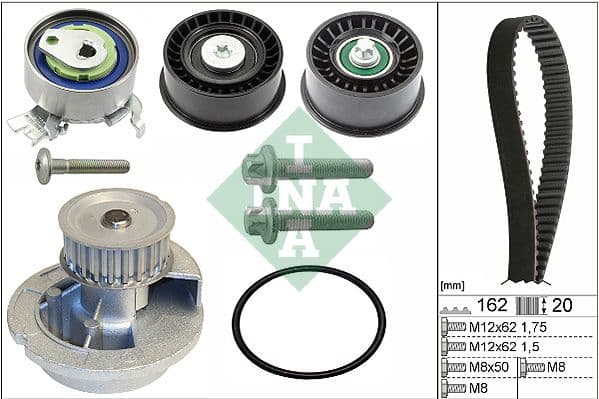 Set pompa apa + curea dintata Schaeffler INA 530 0441 31