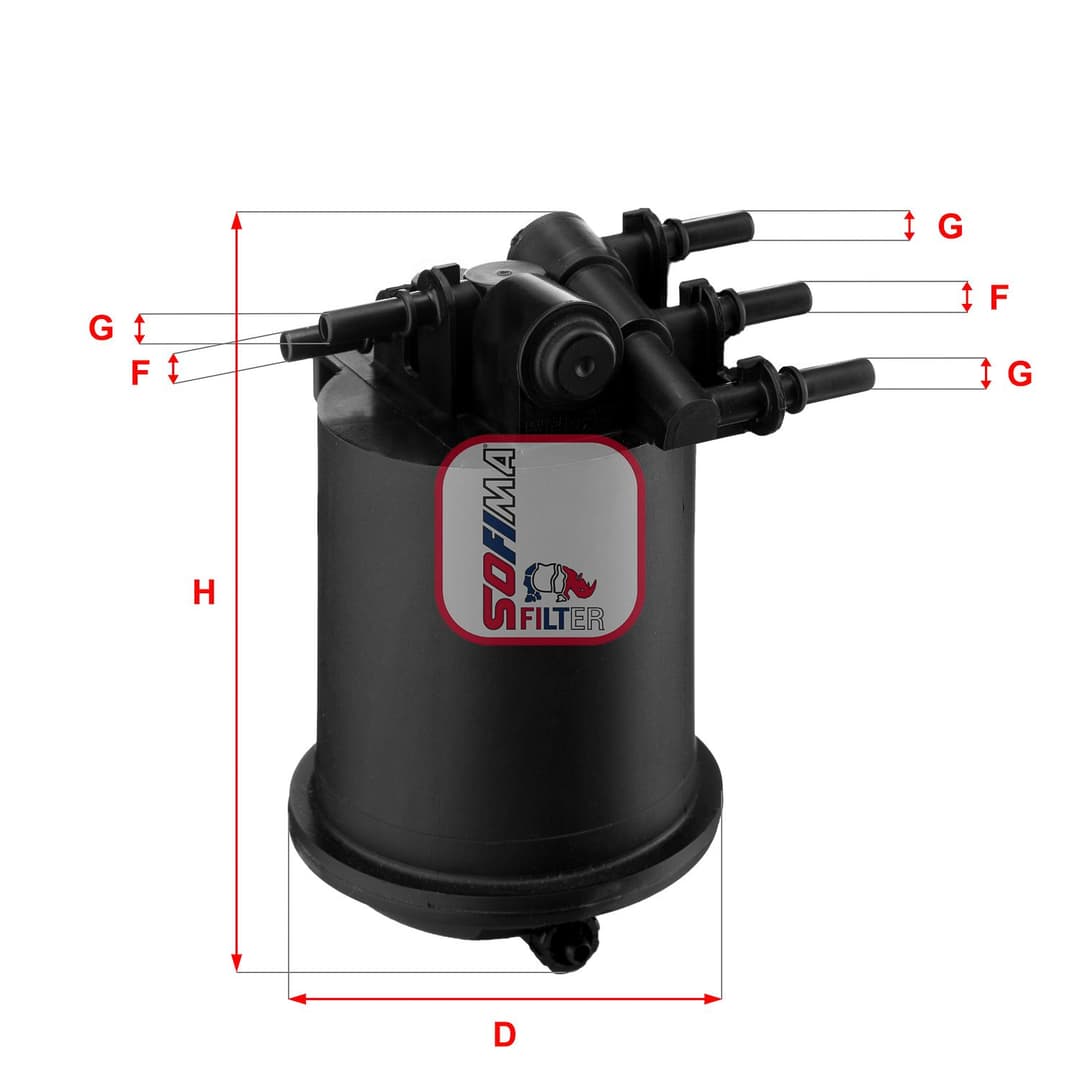 filtru combustibil SOFIMA S 4086 NR