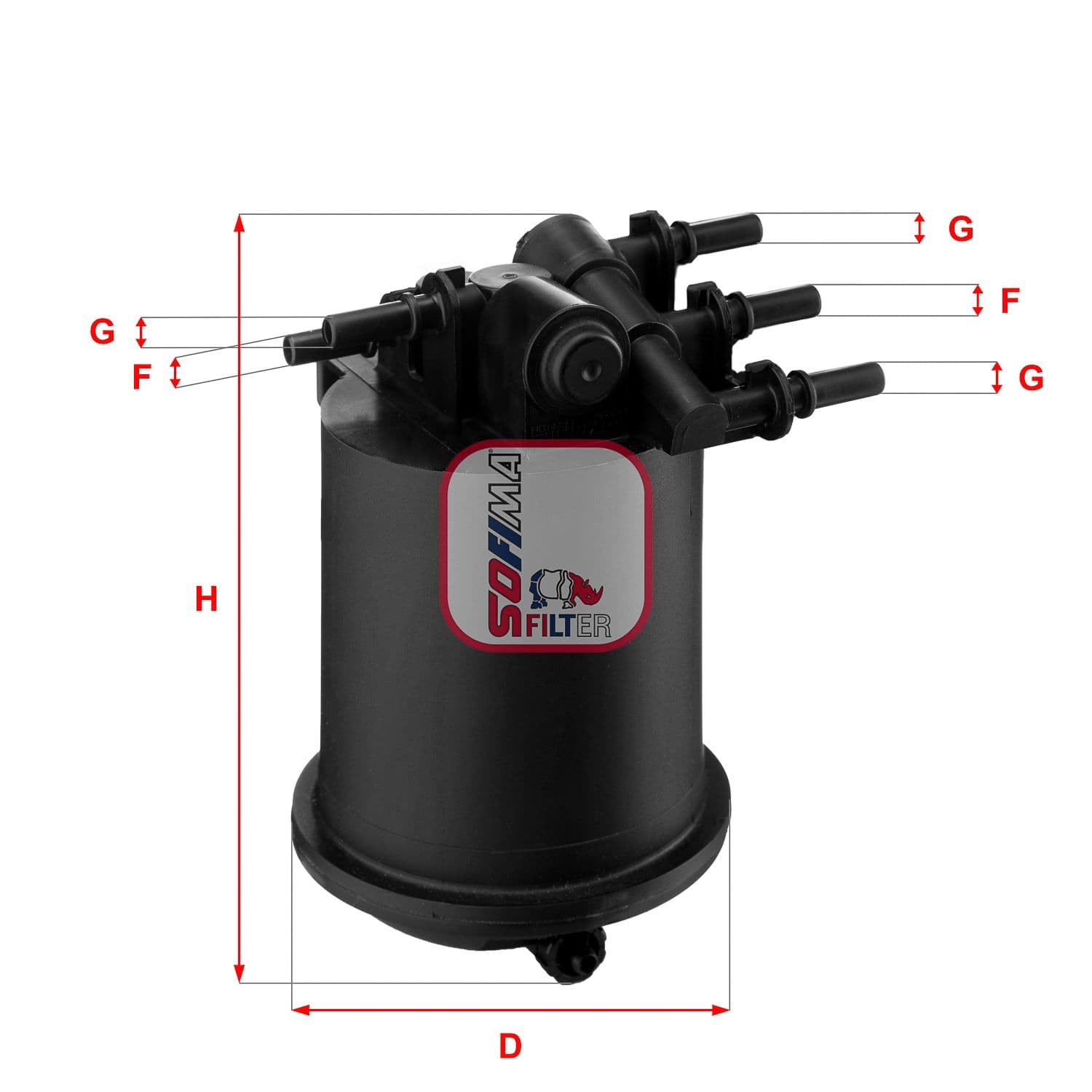 filtru combustibil SOFIMA S 4086 NR