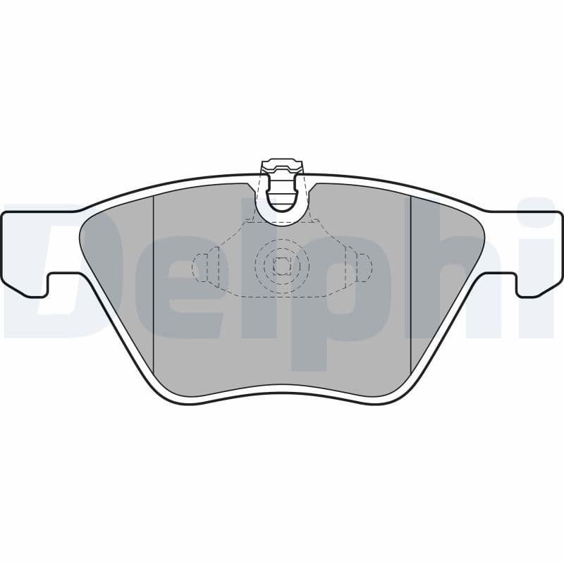 set placute frana,frana disc DELPHI LP1956