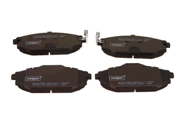 set placute frana,frana disc MAXGEAR 19-2958