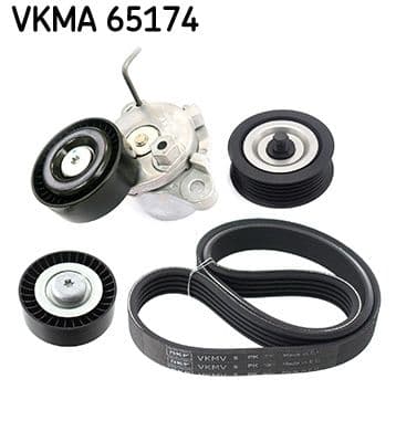 Set curea transmisie cu caneluri SKF VKMA 65174
