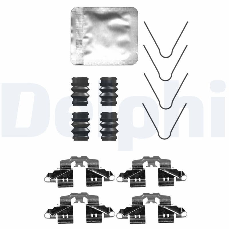 Set accesorii, placute frana DELPHI LX0734