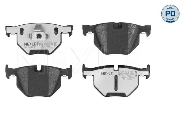 set placute frana,frana disc MEYLE -PD: Advanced performance and design. 025 212 8217/PD