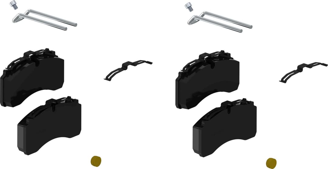 set placute frana,frana disc WABCO 6402229232
