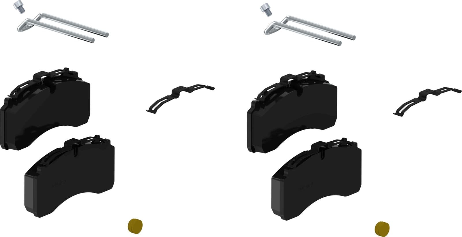 set placute frana,frana disc WABCO 6402229232