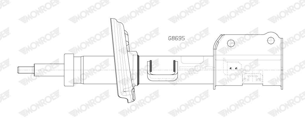 amortizor MONROE ORIGINAL (Gas Technology) G8695