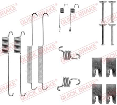 Set accesorii, sabot de frana QUICK BRAKE 105-0732