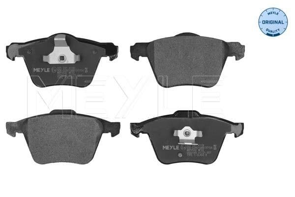 set placute frana,frana disc MEYLE -ORIGINAL: True to OE. 025 241 4119
