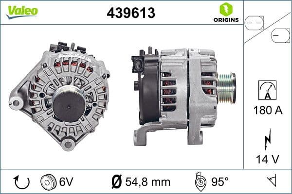 Generator / Alternator VALEO 439613