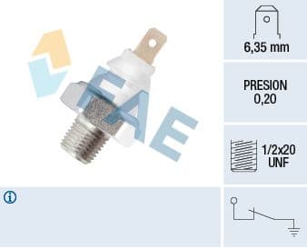 Senzor presiune ulei FAE 11700